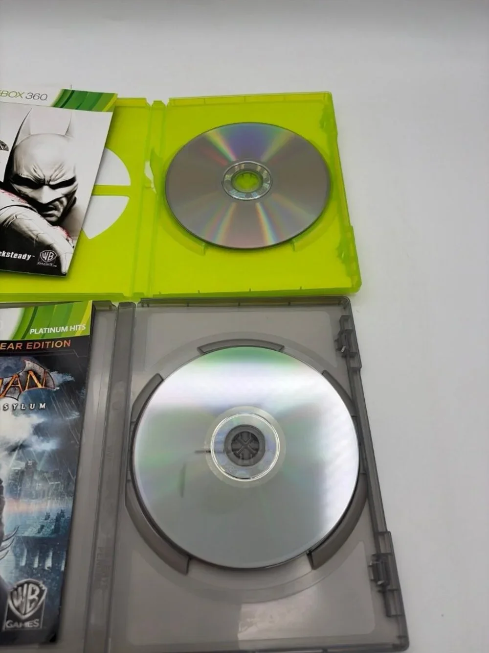 Batman Arkham City & Asylum Microsoft Xbox 360 Complete CIB Tested Working